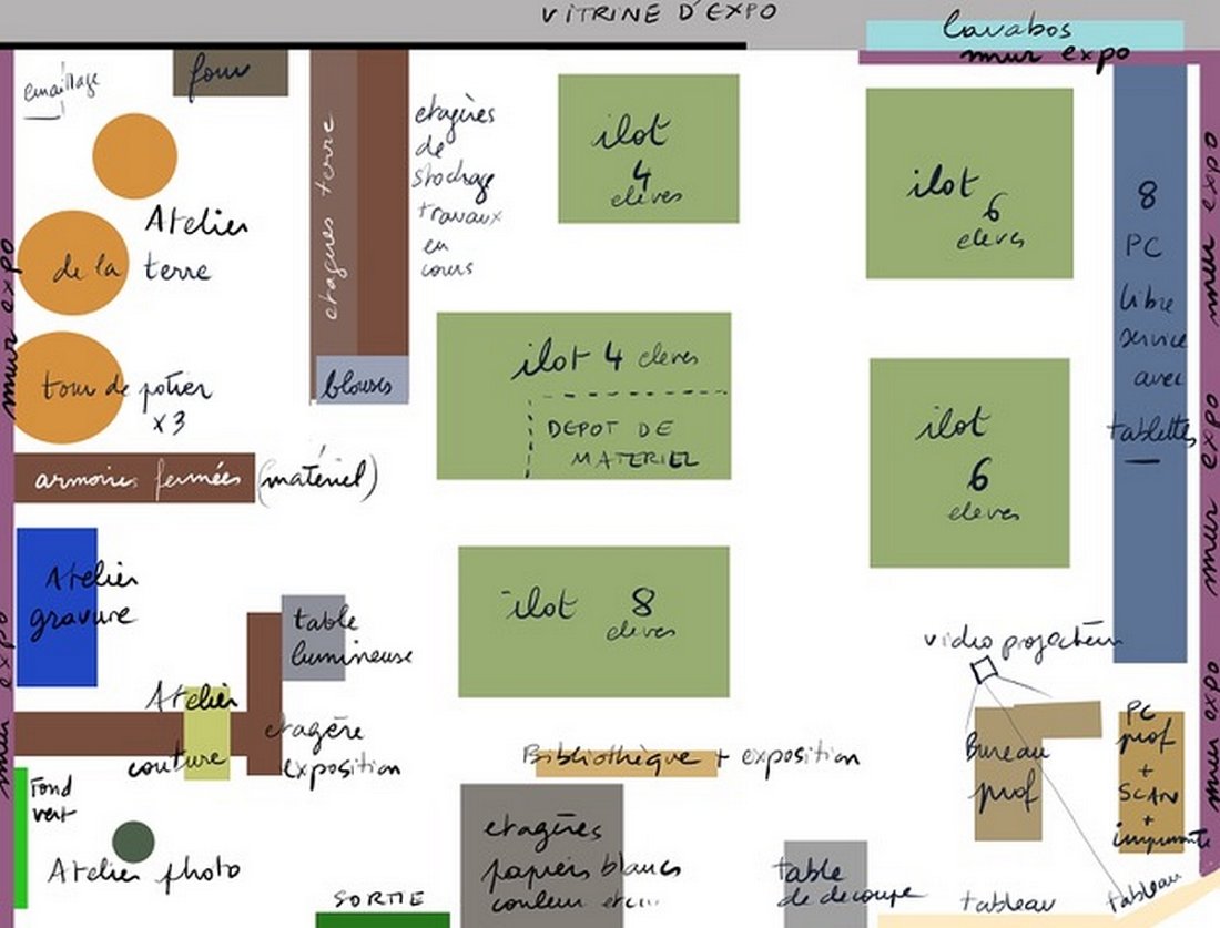 La salle coupée en 2 - image 1