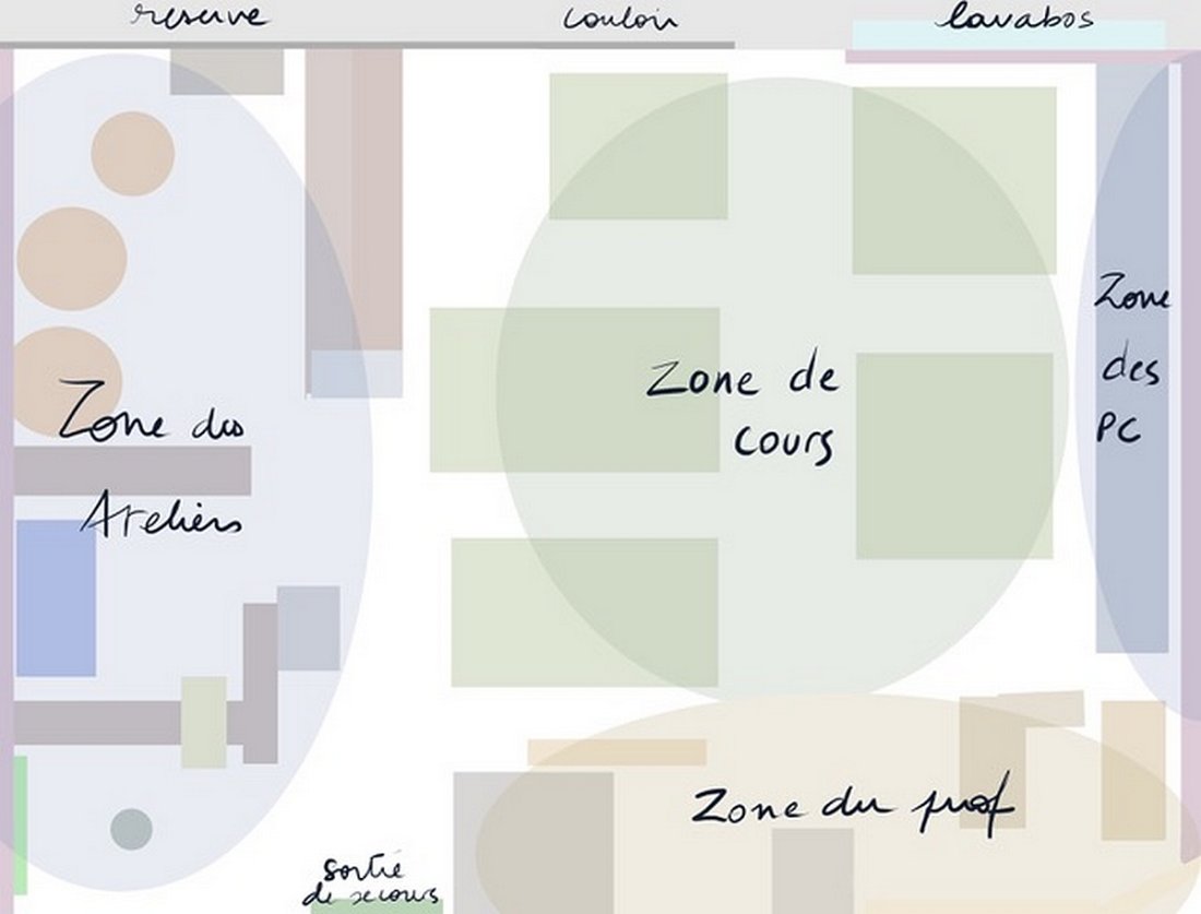 La salle coupée en 2 - image 2